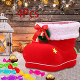 Maxbell Maxbell Reusable Christmas Treat Bags Gift Bag Tote Wrapping Bag Boots Storage Pouch