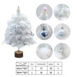 Maxbell Maxbell Mini Christmas Tree Artificial Tree Birthday Gift Tabletop for Holiday 60cm