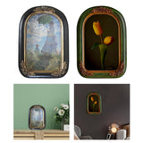 Maxbell Maxbell Antique Resin Photo Display frame Desktop for Decoration Black