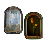 Maxbell Maxbell Antique Resin Photo Display frame Desktop for Decoration Black