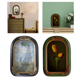 Maxbell Maxbell Antique Resin Photo Display frame Desktop for Decoration Black