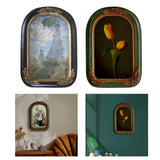 Maxbell Maxbell Antique Resin Photo Display frame Desktop for Decoration Black