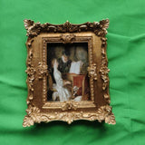 Maxbell Maxbell European Style Photo Frame Art Craft Ornate Embossed for Table Hallway Decor 11cmx5cmx13cm