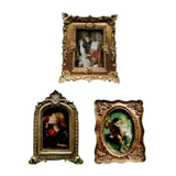 Maxbell Maxbell European Style Photo Frame Art Craft Ornate Embossed for Table Hallway Decor 11cmx5cmx13cm