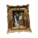Maxbell Maxbell European Style Photo Frame Art Craft Ornate Embossed for Table Hallway Decor 11cmx5cmx13cm
