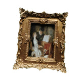 Maxbell Maxbell European Style Photo Frame Art Craft Ornate Embossed for Table Hallway Decor 11cmx5cmx13cm