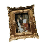 Maxbell Maxbell European Style Photo Frame Art Craft Ornate Embossed for Table Hallway Decor 11cmx5cmx13cm