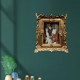 Maxbell Maxbell European Style Photo Frame Art Craft Ornate Embossed for Table Hallway Decor 11cmx5cmx13cm