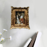 Maxbell Maxbell European Style Photo Frame Art Craft Ornate Embossed for Table Hallway Decor 11cmx5cmx13cm