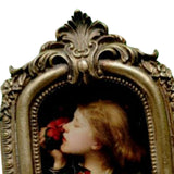 Maxbell Maxbell European Style Photo Frame Art Craft Ornate Embossed for Table Hallway Decor 10cmx5cmx14.5cm