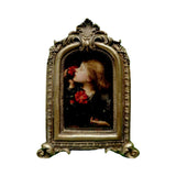 Maxbell Maxbell European Style Photo Frame Art Craft Ornate Embossed for Table Hallway Decor 10cmx5cmx14.5cm