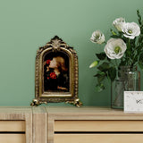 Maxbell Maxbell European Style Photo Frame Art Craft Ornate Embossed for Table Hallway Decor 10cmx5cmx14.5cm