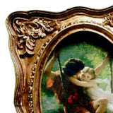 Maxbell Maxbell European Style Photo Frame Art Craft Ornate Embossed for Table Hallway Decor 9cmx5cmx11cm