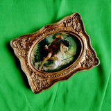 Maxbell Maxbell European Style Photo Frame Art Craft Ornate Embossed for Table Hallway Decor 9cmx5cmx11cm