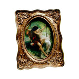 Maxbell Maxbell European Style Photo Frame Art Craft Ornate Embossed for Table Hallway Decor 9cmx5cmx11cm