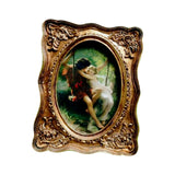 Maxbell Maxbell European Style Photo Frame Art Craft Ornate Embossed for Table Hallway Decor 9cmx5cmx11cm