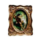 Maxbell Maxbell European Style Photo Frame Art Craft Ornate Embossed for Table Hallway Decor 9cmx5cmx11cm