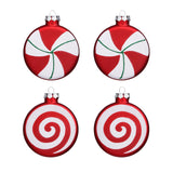 Maxbell Maxbell 4x Candy Christmas Ornament Hanging Christmas Tree Decoration Living Room 10cm Matte