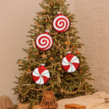 Maxbell Maxbell 4x Candy Christmas Ornament Hanging Christmas Tree Decoration Living Room 10cm Matte