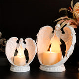 Maxbell Maxbell Tealight Candle Holder Decoration Candlestick for Wedding Church Garden 9cmx14.5cm