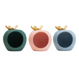 Maxbell Modern Fruit Statue Storage Box Sculpture Key Holder Tabletop Figurines green