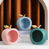 Maxbell Modern Fruit Statue Storage Box Sculpture Key Holder Tabletop Figurines green