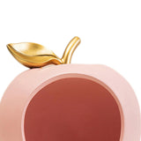 Maxbell Modern Fruit Statue Storage Box Sculpture Key Holder Tabletop Figurines pink