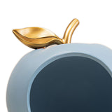 Maxbell Modern Fruit Statue Storage Box Sculpture Key Holder Tabletop Figurines blue