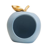 Maxbell Modern Fruit Statue Storage Box Sculpture Key Holder Tabletop Figurines blue