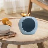 Maxbell Modern Fruit Statue Storage Box Sculpture Key Holder Tabletop Figurines blue