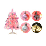 Maxbell Maxbell Lighted Christmas Tree Hanging Balls Decoration for Bedroom Party Ornament 45cm