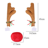 Maxbell Reindeer Car Decoration Christmas Tree Costume for Festival Living Room