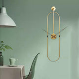 Maxbell Maxbell Metal Wall Clock Ornament Decorative Bathroom Dorm Bedroom Hanging Clocks