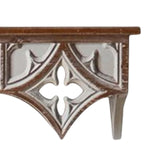 Maxbell Maxbell Wall Shelf Storage Rack Display Rustic Crafts Retro Style for Bedroom Decor 40cmx18cmx17cm