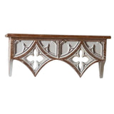 Maxbell Maxbell Wall Shelf Storage Rack Display Rustic Crafts Retro Style for Bedroom Decor 40cmx18cmx17cm