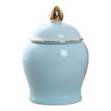 Maxbell Maxbell Kitchen Canisters Container Ceramic Food Storage Jar for Coffee Beans Spice Blue