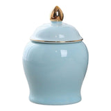 Maxbell Maxbell Kitchen Canisters Container Ceramic Food Storage Jar for Coffee Beans Spice Blue