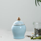 Maxbell Maxbell Kitchen Canisters Container Ceramic Food Storage Jar for Coffee Beans Spice Blue