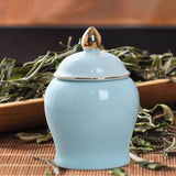 Maxbell Maxbell Kitchen Canisters Container Ceramic Food Storage Jar for Coffee Beans Spice Blue