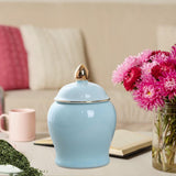 Maxbell Maxbell Kitchen Canisters Container Ceramic Food Storage Jar for Coffee Beans Spice Blue