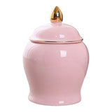 Maxbell Maxbell Kitchen Canisters Container Ceramic Food Storage Jar for Coffee Beans Spice Pink