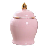 Maxbell Maxbell Kitchen Canisters Container Ceramic Food Storage Jar for Coffee Beans Spice Pink