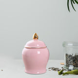 Maxbell Maxbell Kitchen Canisters Container Ceramic Food Storage Jar for Coffee Beans Spice Pink