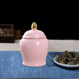 Maxbell Maxbell Kitchen Canisters Container Ceramic Food Storage Jar for Coffee Beans Spice Pink