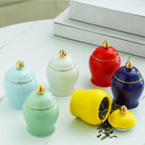 Maxbell Maxbell Kitchen Canisters Container Ceramic Food Storage Jar for Coffee Beans Spice Navy