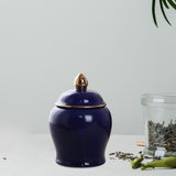 Maxbell Maxbell Kitchen Canisters Container Ceramic Food Storage Jar for Coffee Beans Spice Navy