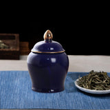 Maxbell Maxbell Kitchen Canisters Container Ceramic Food Storage Jar for Coffee Beans Spice Navy