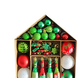 Maxbell Maxbell Christmas Ball Baubles Decor Xmas Tree Pendants for Festival Window New Year Candy Cane