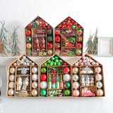 Maxbell Maxbell Christmas Ball Baubles Decor Xmas Tree Pendants for Festival Window New Year Candy Cane