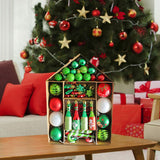 Maxbell Maxbell Christmas Ball Baubles Decor Xmas Tree Pendants for Festival Window New Year Candy Cane